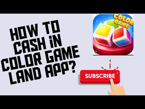 Full VIdeo How to cash in color game land app? #howtodeposite #howtocashin #colorgameland