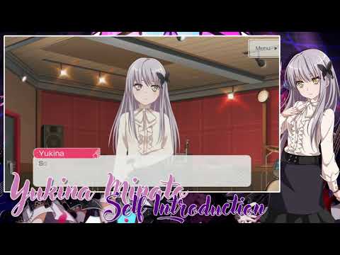 【ENGLISH】 Roselia // Yukina Minato Self Introduction