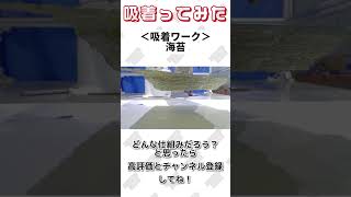 【 真空のチカラで 】#海苔 吸着ってみた【コンバム】