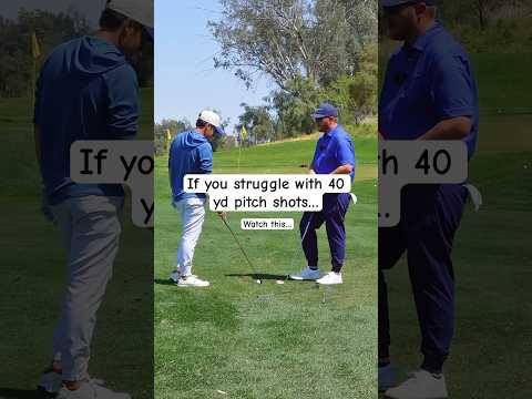 If you struggle with 40 yd chips, watch this…