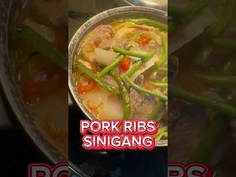 Pork Ribs Sinigang! 😮😋 #porksinigang #sinigang #ribsrecipe #sinigangnababoy