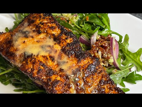 Pan seared salmon recipe| perfect pan seared salmon #pansearedsalmon #salmonrecipe #datenight