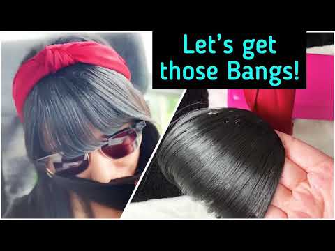 Clip-in Bangs Review and How to use it