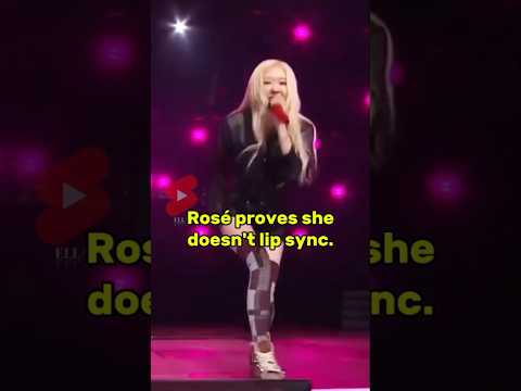 ROSÉ Live vocals is real performing APT 😱🔥 #rose #APT #rosé