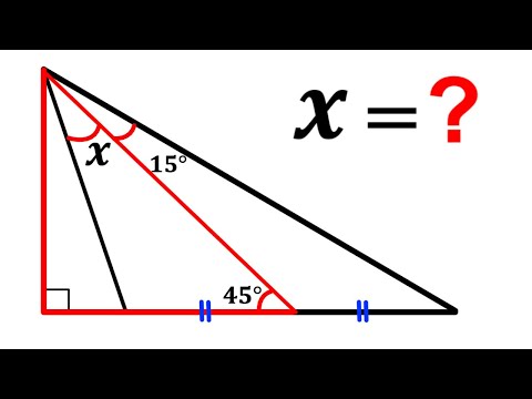 Can you find the angle X? | (Justify your answer) | #math #maths | #geometry