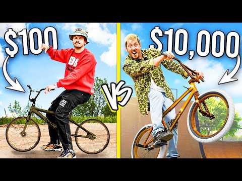 $100 vs $10,000 BMX Bikes!