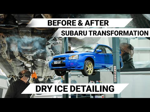 Dry Ice Detailing: Subaru Restoration, Before & After, Car Care Tips!