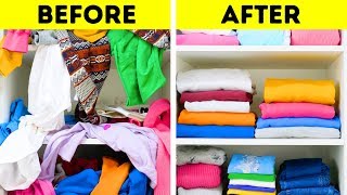 20 SPACE-SAVING CLOTHES FOLDING IDEAS