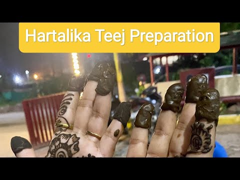 Hartalika Teej Preparation||Teej 2024 #hartalikateej