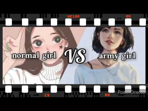 ||💜🔥NORMAL GIRL 🆚 ARMY GIRL💜🔥||