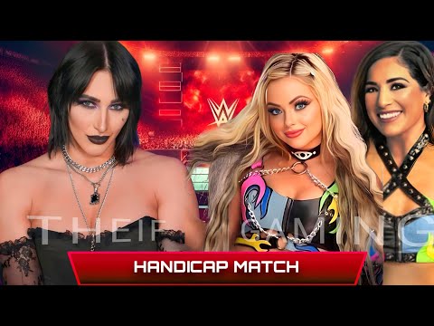 WWE 2K24 • Handicap Match - Rhea Ripley VS Liv Morgan Raquel Rodriguez | WWE