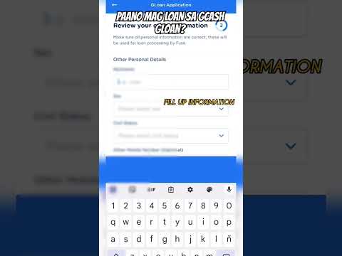 Paano mag loan sa gcash 3mins approved#gcashloan #gloan