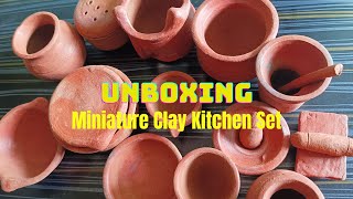 2 minutes Satisfying With Unboxing Clay Kitchen Set | Hello Kitty |  Diy Unboxing kitchen set |