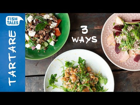 How to make Fish Tartare 3 Ways - Sardines, Salmon and Mackerel