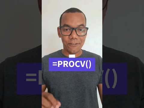 Função PROCV  Excel Google PLANILHAS aprenda em menos de um minuto 👍