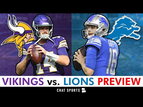 Minnesota Vikings vs. Detroit Lions Preview, Injury News, Analysis & Prediction | NFL Week 18