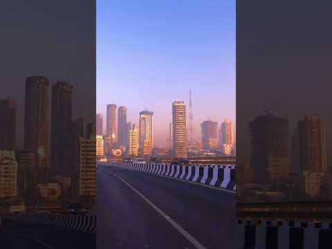 Mumbai Skyline Sunset - Bandra Worli Sea Link