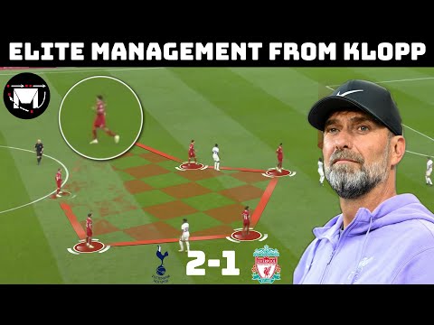 Tactical Analysis : Tottenham 2-1 Liverpool | World Class Game Management From Klopp |