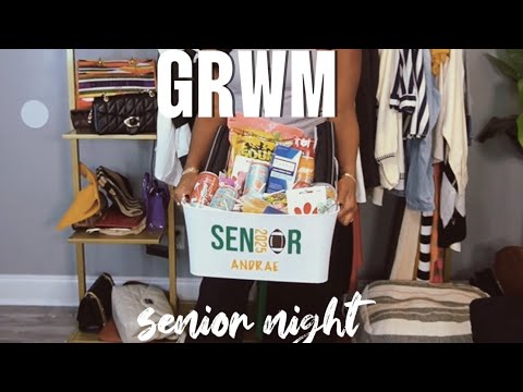 Last game of the season…senior night outfit + senior gift