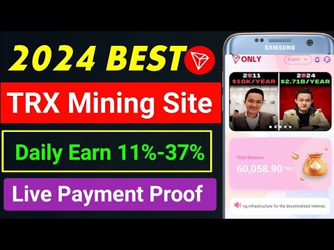 New TRX Earn Site | Daily TRX Earning Site | New TRX Mining Site | New Tron Mining Site