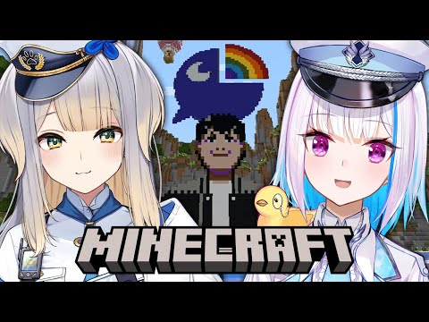 【Minecraft】栞葉さんと行く！久しぶりのにじ鯖観光！！【にじさんじ/リゼ・ヘルエスタ視点】