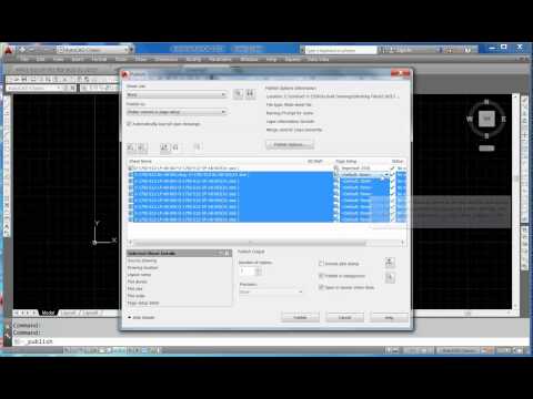 Printing Multiple Drawings in AutoCAD