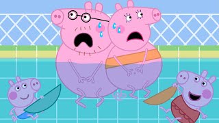 Peppa and George stole underwear a pool? | Peppa Pig Funny Animation