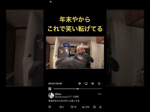 仕事がしばらくない年末年始だからこそ笑える動画