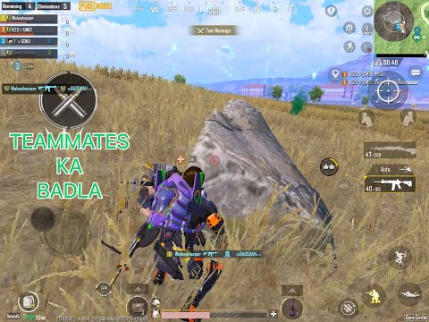 TEAMMATES ka Badla lay liya. Chicken Dinner Gameplay.