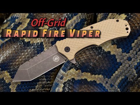 Off-Grid Knives Rapid Fire Viper: Fast, Furious, Deadly!