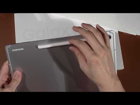 ASMR unboxing - Samsung Galaxy Tab S10+ unboxing (Platinum Silver)