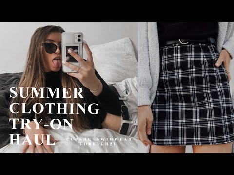 SUMMER CLOTHING TRY-ON HAUL | Cupshe Swimwear + Forever21