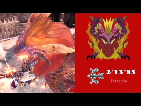 MHWI - Tempered Teostra 2'13" Solo Bow | Freestyle