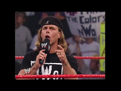 NWO Shawn Michaels calls one more time Triple H - RAW 08 July 2002