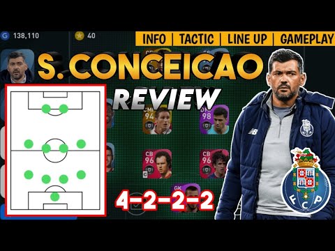 S. CONCEICAO 4222 MANAGER REVIEW | NEW F.C. PORTO MANAGER | PES 2021 MOBILE