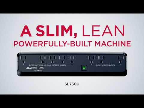 CyberPower SL750U Slimline Standby Battery Backup Feature Video