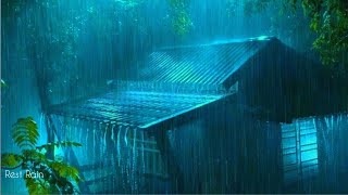 RAINtime Serenade: Heavy Rain and Thunder’s Embrace for Restful Sleep