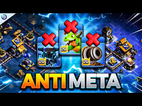 NEW BEST Builder Hall 10 Anti GROUND & Anti AIR Base | Base Link Builder Base Clash of Clans