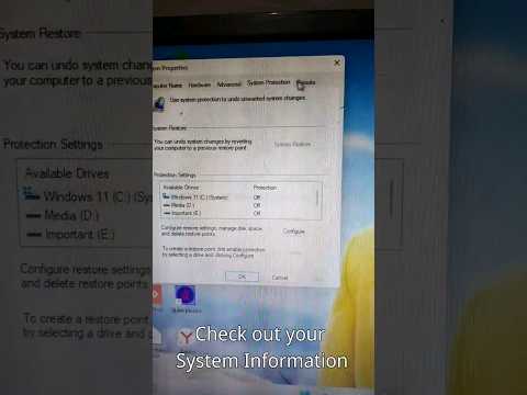 Open System Information With Shortcut #shorts #system #pc