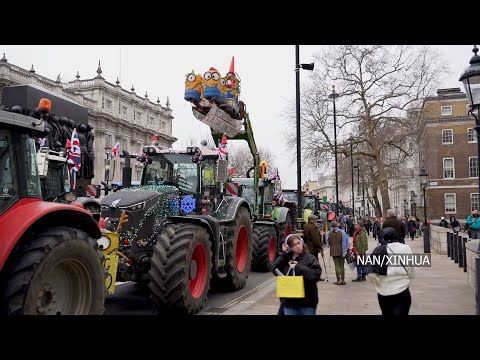 Inheritance Tax (विरासत कर) परिवर्तनलाई लिएर बेलायतभर किसानहरुको प्रदर्शन |Farmer Protest in England