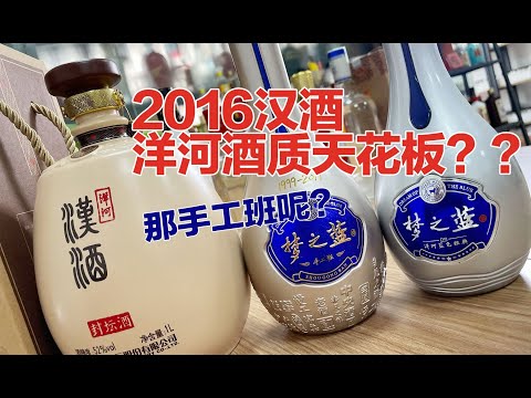 有人说是江淮绵柔酒的天花板？洋河汉酒2016年份对比梦之蓝手工班