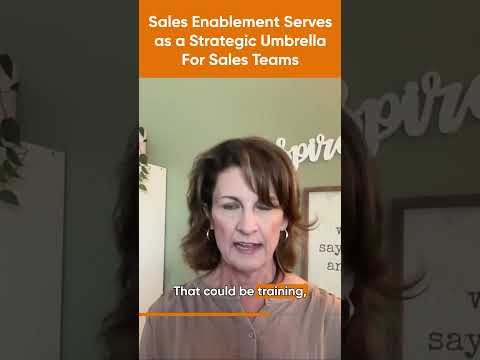 Sales Enablement Serves as a Strategic Umbrella For Sales Teams! 👥