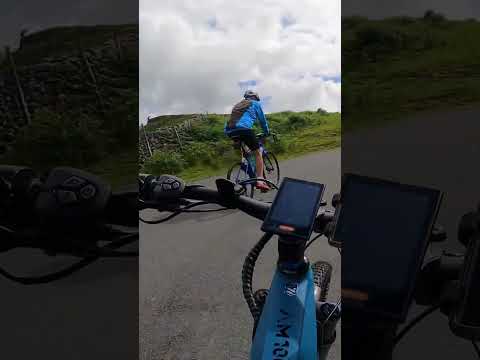 Overtaking Road Bikes on a FREY E-MTB