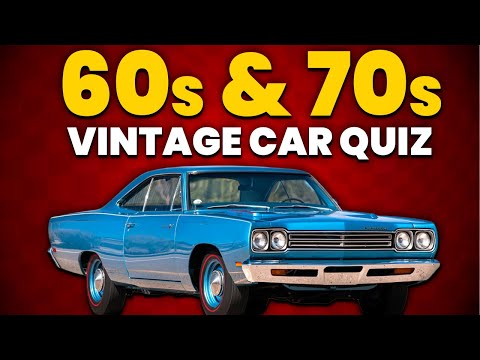 Guess 10 Muscle Cars from the 60s & 70s. How Many Do You Know?