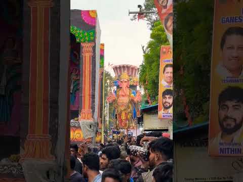 Khairatabad Ganesh Visarjan WhatsApp Status 2024 || Video by Charan | #khairatabadganeshvisarjan #yt