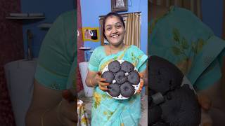 My Wife Making Oreo Black Idli Recipe | Dark Chocolate 🍫 #shorts #trending #blackidli