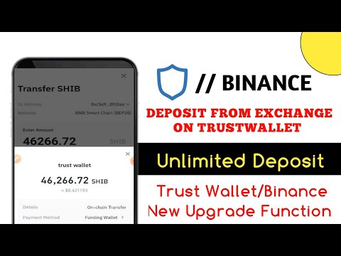 Binance new update || Receive crypto trustwallet to binance || Deposit from exchange to trust wallet