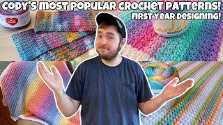 Cody's Most Popular Crochet Patterns! Beautiful Baby Blankets & More! His First Year Crocheting!