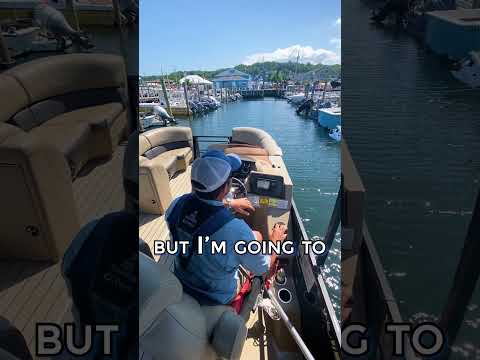 How To Make a 180 Degree Turn Within a Marina: Boating Tips with Bridge Marina PART 1 of 2 #shorts