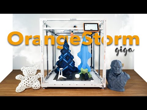 Elegoo OrangeStorm Giga - Mega 3D Printer - Unbox & Setup